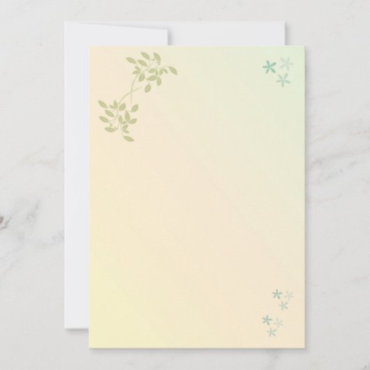 Liefde in Laurels Briefpapier (Voorkant)