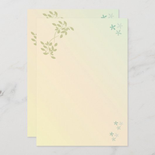 Liefde in Laurels Papierwaren (Voorkant / Achterkant)