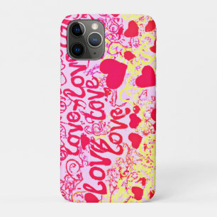 Liefde in Levendig Kleurenpatroon Case-Mate iPhone Case