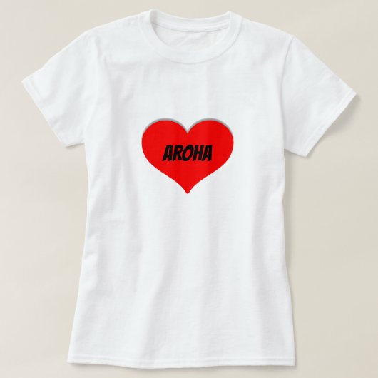 Liefde in Maori - Aroha T-shirt (Design voorkant)