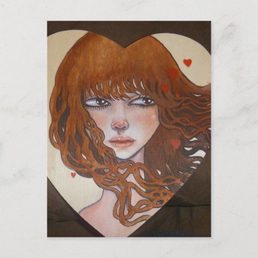 Liefde in mijn geest briefkaart (Voorkant)