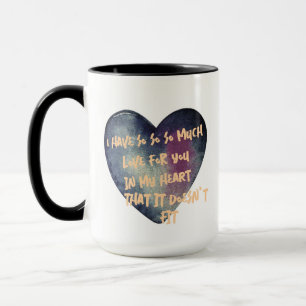 Liefde in Mijn Hart Flirtende Mok, Perfecte Valent Mok