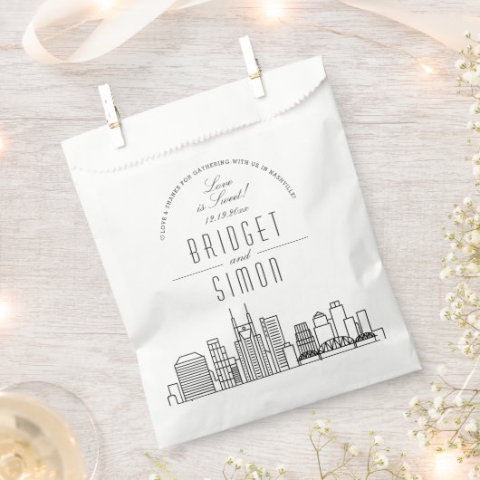 Liefde in Nashville | Trouwtassen Bedankzakje (Geknipt)