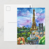 Liefde in Parijs Briefkaart (Voorkant / Achterkant)