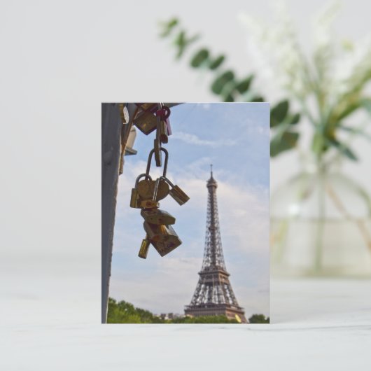 Liefde in Parijs Briefkaart (Staand voorkant)