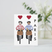 Liefde in Parijs Briefkaart (Staand voorkant)
