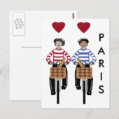 Liefde in Parijs Briefkaart (Voorkant / Achterkant)