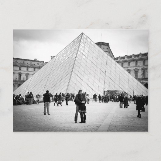 Liefde in Parijs, Louvre Briefkaart (Voorkant)
