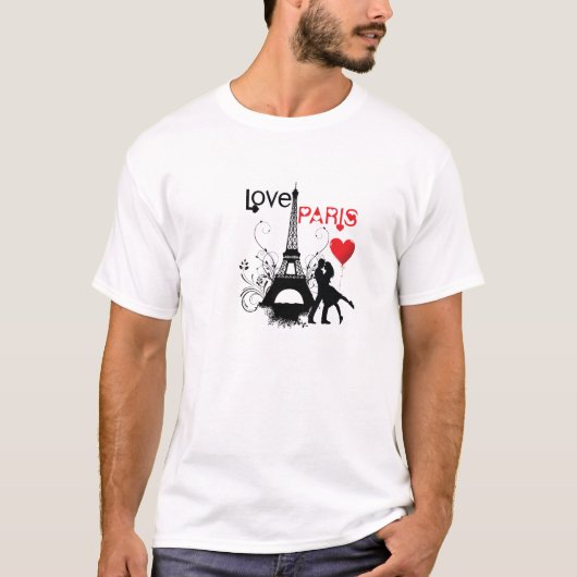 Liefde in Parijs T-shirt (Voorkant)