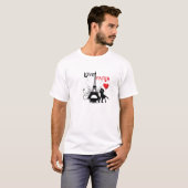 Liefde in Parijs T-shirt (Voorkant volledig)