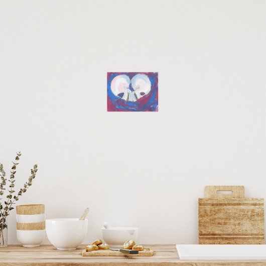 Liefde in Pastels Poster (Keuken)