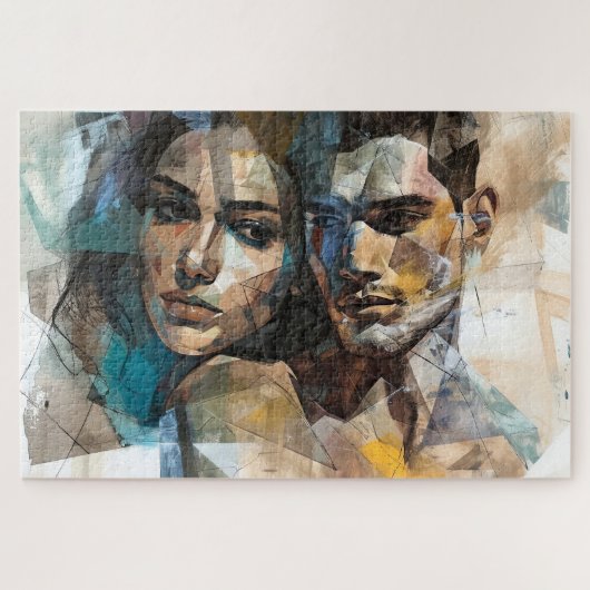 Liefde in Pasteltinten Legpuzzel (Horizontaal)