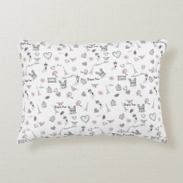 Liefde in Peris Bohemian Chic Floral Boho Girl Accent Kussen