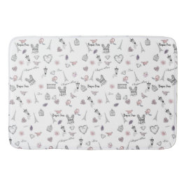 Liefde in Peris Bohemian Chic Floral Boho Girl Badmat