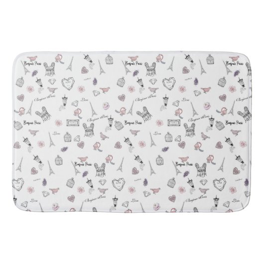 Liefde in Peris Bohemian Chic Floral Boho Girl Badmat (Voorkant)