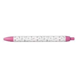 Liefde in Peris Bohemian Chic Floral Boho Girl Blauwe Inkt Pen