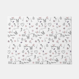 Liefde in Peris Bohemian Chic Floral Boho Girl Deurmat