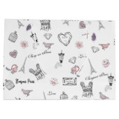 Liefde in Peris Bohemian Chic Floral Boho Girl Groot Cadeauzakje (Achterkant)