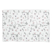 Liefde in Peris Bohemian Chic Floral Boho Girl Kussensloop (Voorkant)