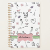 Liefde in Peris Bohemian Chic Floral Boho zuster Planner (Voorkant)