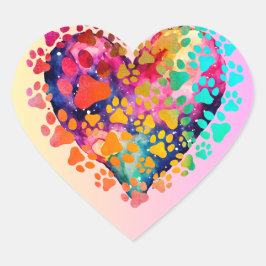 Liefde in Pixels: Happy Saint Valentijnsdag Hart Sticker