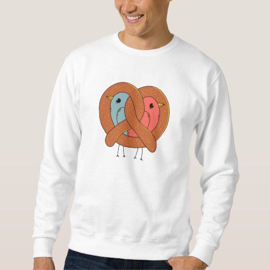 Liefde in Pretzel Trui (Voorkant)