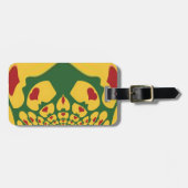 Liefde in Rasta Kleuren: Reggae Hearts Bagagelabel (Voorkant horizontaal)