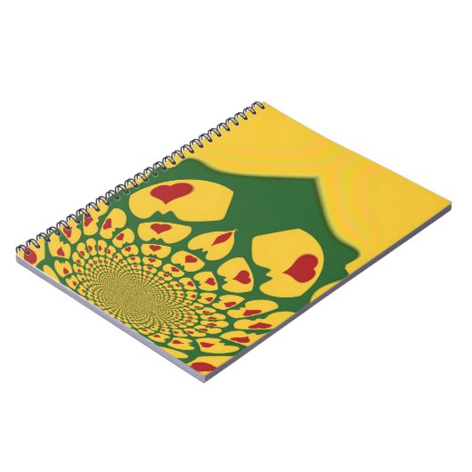Liefde in Rasta Kleuren: Reggae Hearts Notitieboek (Linkerzijde)