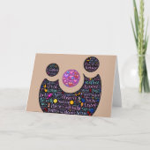 Liefde in relatiewenskaart met envelop kaart (Voorkant)