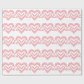Liefde in roze cadeaupapier (Vlak)