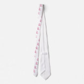 Liefde in Roze (Kanji) Stropdas (Achterkant)