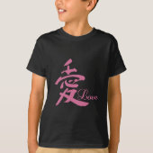 Liefde in Roze (Kanji) T-shirt (Voorkant)