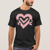 Liefde in roze t-shirt (Voorkant)