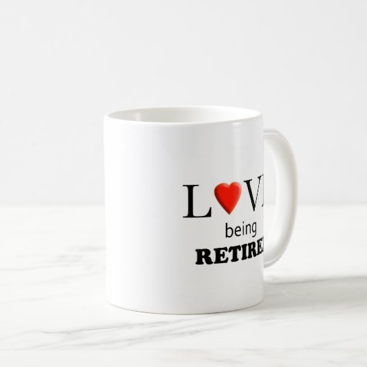 Liefde in ruste Slogan Koffiemok (Voorkant rechts)