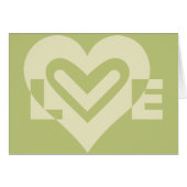 Liefde in Sage Green (Voorkant Horizontaal)