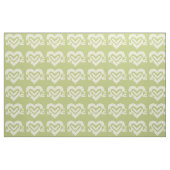 Liefde in Sage Green Stof (Fat Quarter)