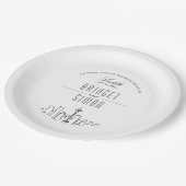 Liefde in Seattle bruiloft Papieren Bordje (Gekanteld)