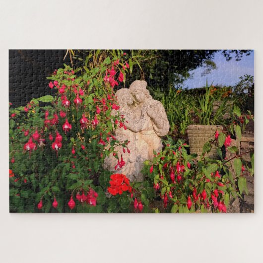 Liefde in steen. legpuzzel (Horizontaal)