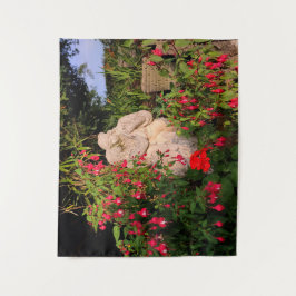 Liefde in steen wandkleed