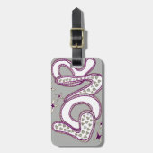 Liefde in stijl van de jaren '60 bagagelabel (Voorkant verticaal)