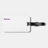 Liefde in stijl van de jaren '60 bagagelabel (Achterkant horizontaal)