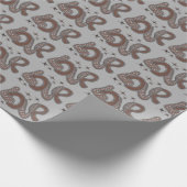 Liefde in stijl van de jaren '60 cadeaupapier (Hoek)