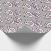 Liefde in stijl van de jaren '60 cadeaupapier (Hoek)