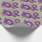 Liefde in stijl van de jaren '60 cadeaupapier (Hoek)