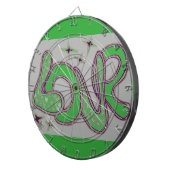 Liefde in stijl van de jaren '60 dartbord (Voorkant Rechts)