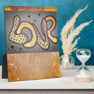 Liefde in stijl van de jaren '60 fotoplaat