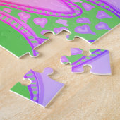 Liefde in stijl van de jaren '60 legpuzzel (Zijkant)