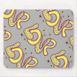 Liefde in stijl van de jaren '60 muismat