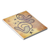 Liefde in stijl van de jaren '60 notitieblok (Schuin)