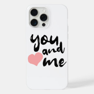 Liefde in twee woorden Jij en ik. Valentijnsdag iPhone 15 Pro Max Case